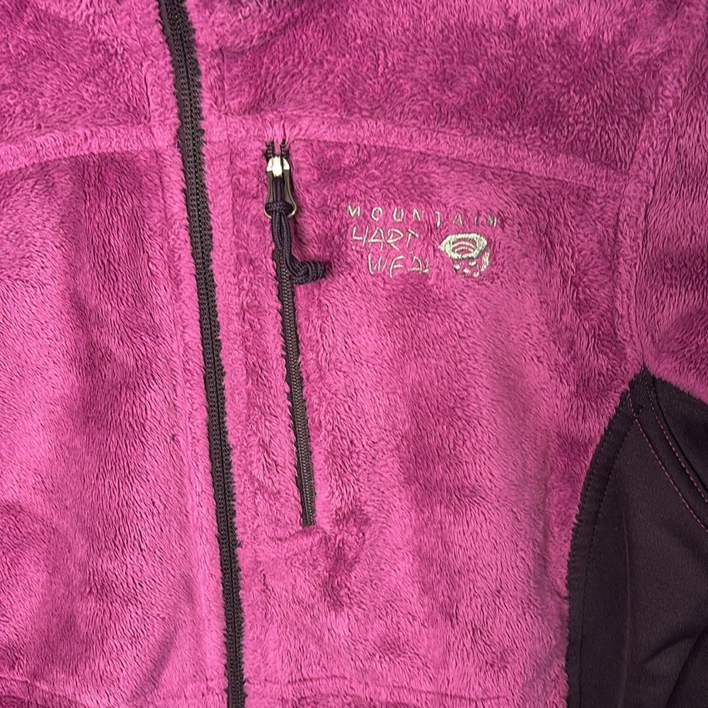 Mountain Hardware Zip Front Purple Fleece Jacket Size Women's XS - Picture 2 of 8
